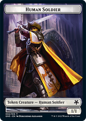 Zombie // Human Soldier Double-Sided Token [Game Night: Free-for-All Tokens] | Gamers Paradise