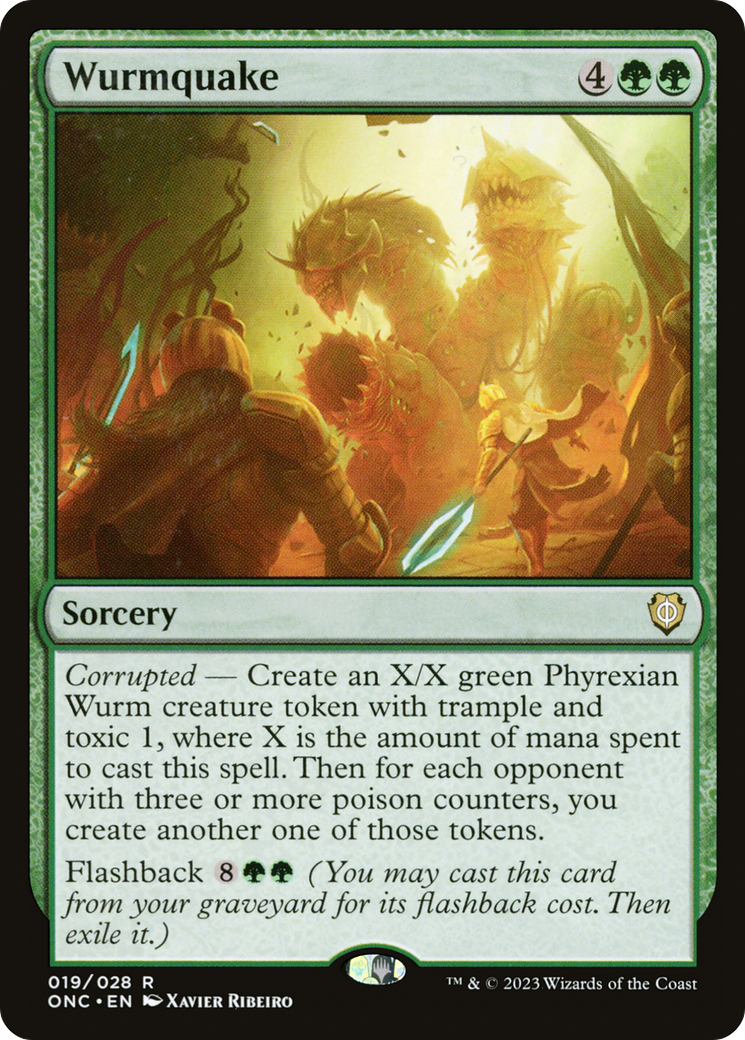 Wurmquake [Phyrexia: All Will Be One Commander] | Gamers Paradise