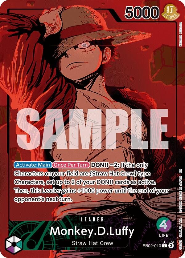 Monkey.D.Luffy (010) (Alternate Art) [Extra Booster: Anime 25th Collection] | Gamers Paradise