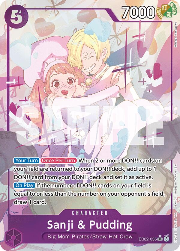Sanji & Pudding (Alternate Art) [Extra Booster: Anime 25th Collection] | Gamers Paradise