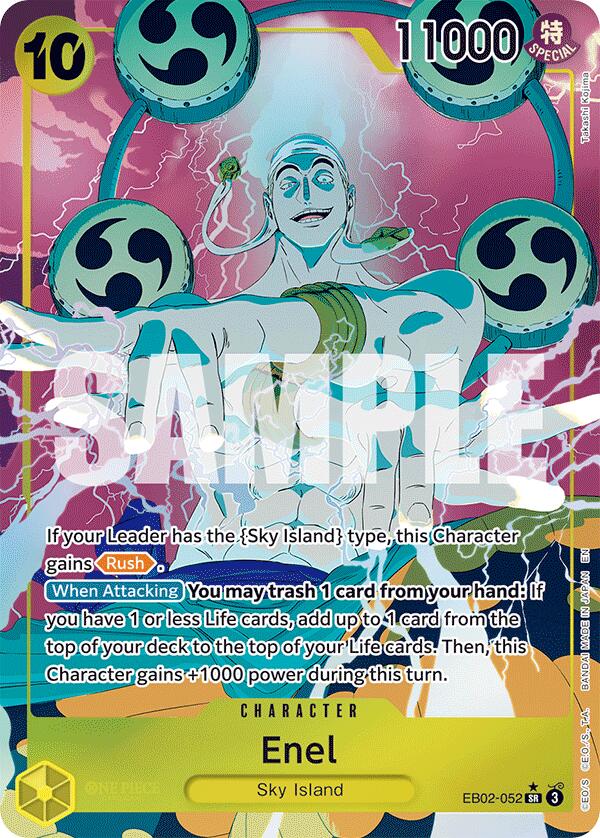 Enel (Alternate Art) [Extra Booster: Anime 25th Collection] | Gamers Paradise