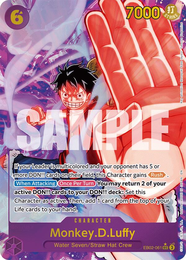 Monkey.D.Luffy (061) (Alternate Art) [Extra Booster: Anime 25th Collection] | Gamers Paradise