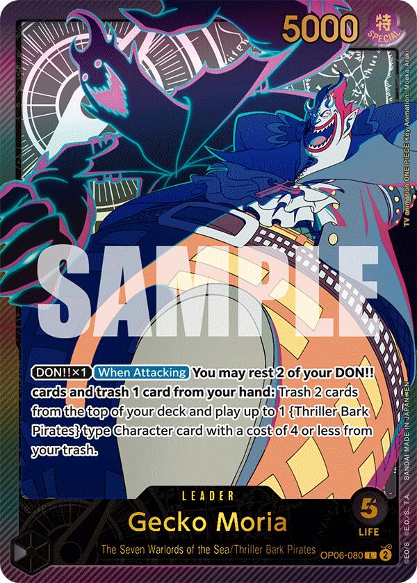Gecko Moria (SPR) [Extra Booster: Anime 25th Collection] | Gamers Paradise