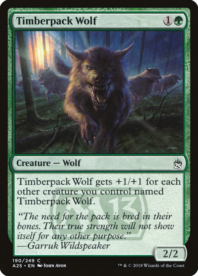 Timberpack Wolf [Masters 25] | Gamers Paradise