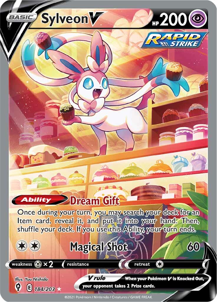 Sylveon V (184/203) [Sword & Shield: Evolving Skies] | Gamers Paradise