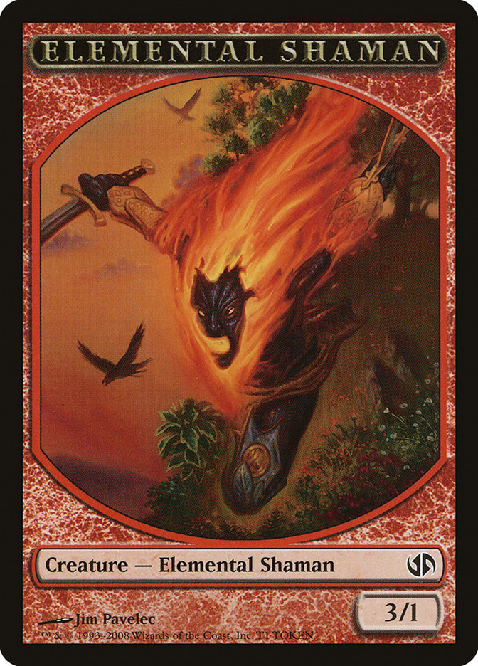 Elemental Shaman Token [Duel Decks: Jace vs. Chandra Tokens] | Gamers Paradise