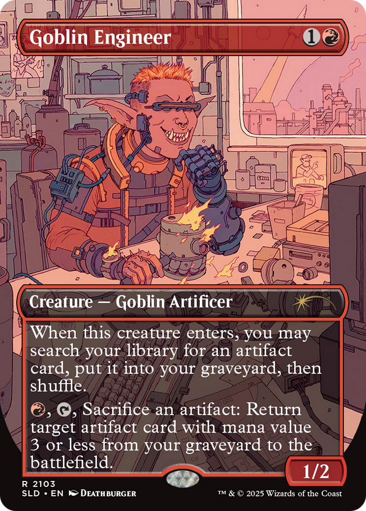 Goblin Engineer (Galaxy Foil) [Secret Lair Drop Series] | Gamers Paradise