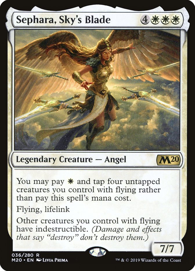Sephara, Sky's Blade [Core Set 2020] | Gamers Paradise