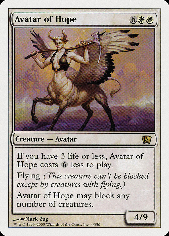 Avatar of Hope [Eighth Edition] | Gamers Paradise