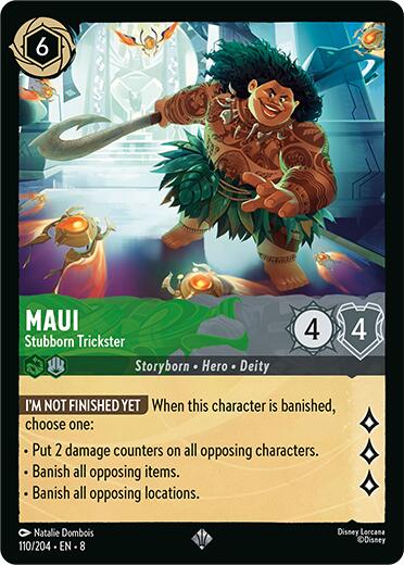 Maui - Stubborn Trickster (110/204) [Reign of Jafar] | Gamers Paradise