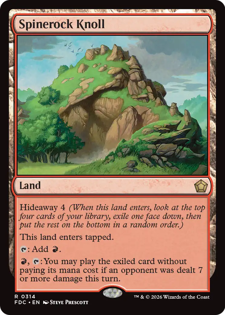 Spinerock Knoll [Foundations Commander] | Gamers Paradise