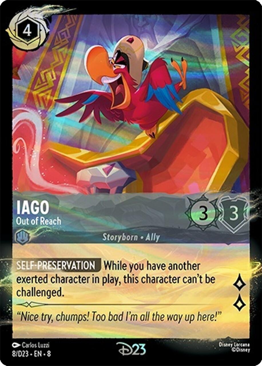 Iago - Out of Reach (8) [Promo Cards] | Gamers Paradise