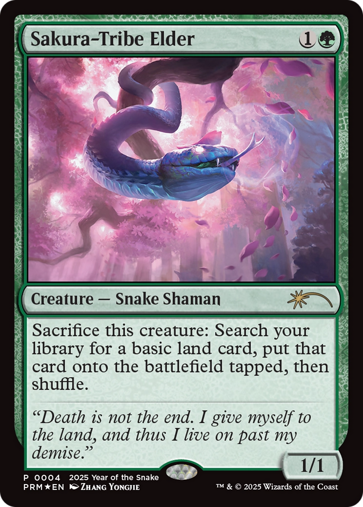 Sakura-Tribe Elder (Year of the Snake 2025) [Standard Showdown Promos] | Gamers Paradise