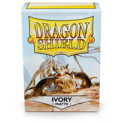 Dragon Shield: Standard 100ct Sleeves - Ivory (Matte) | Gamers Paradise