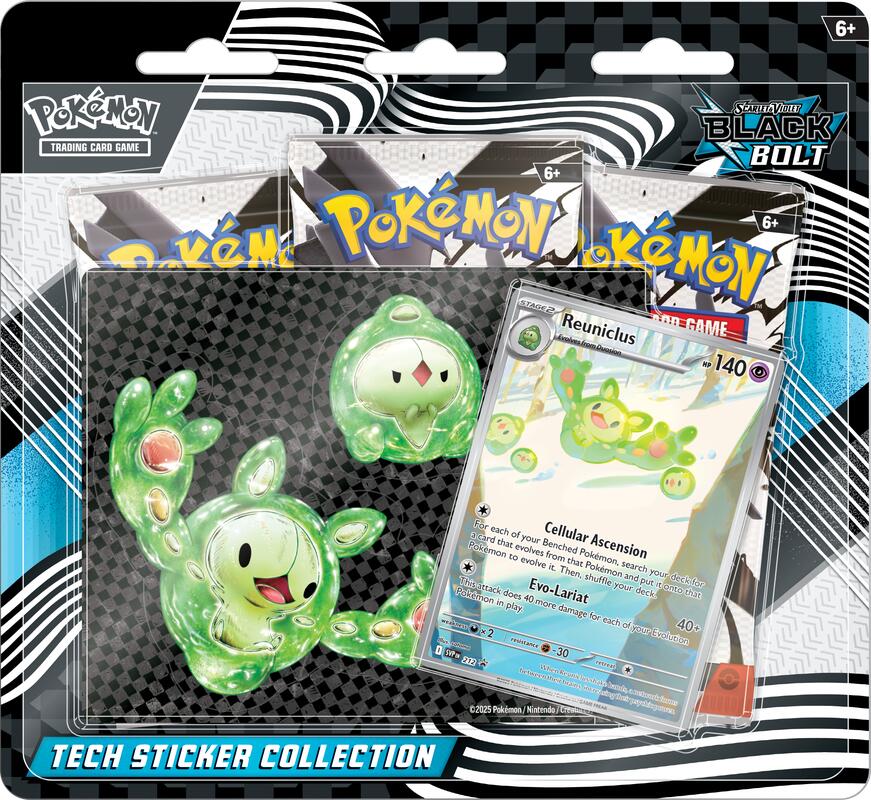 Scarlet & Violet: Black Bolt - Tech Sticker Collection | Gamers Paradise