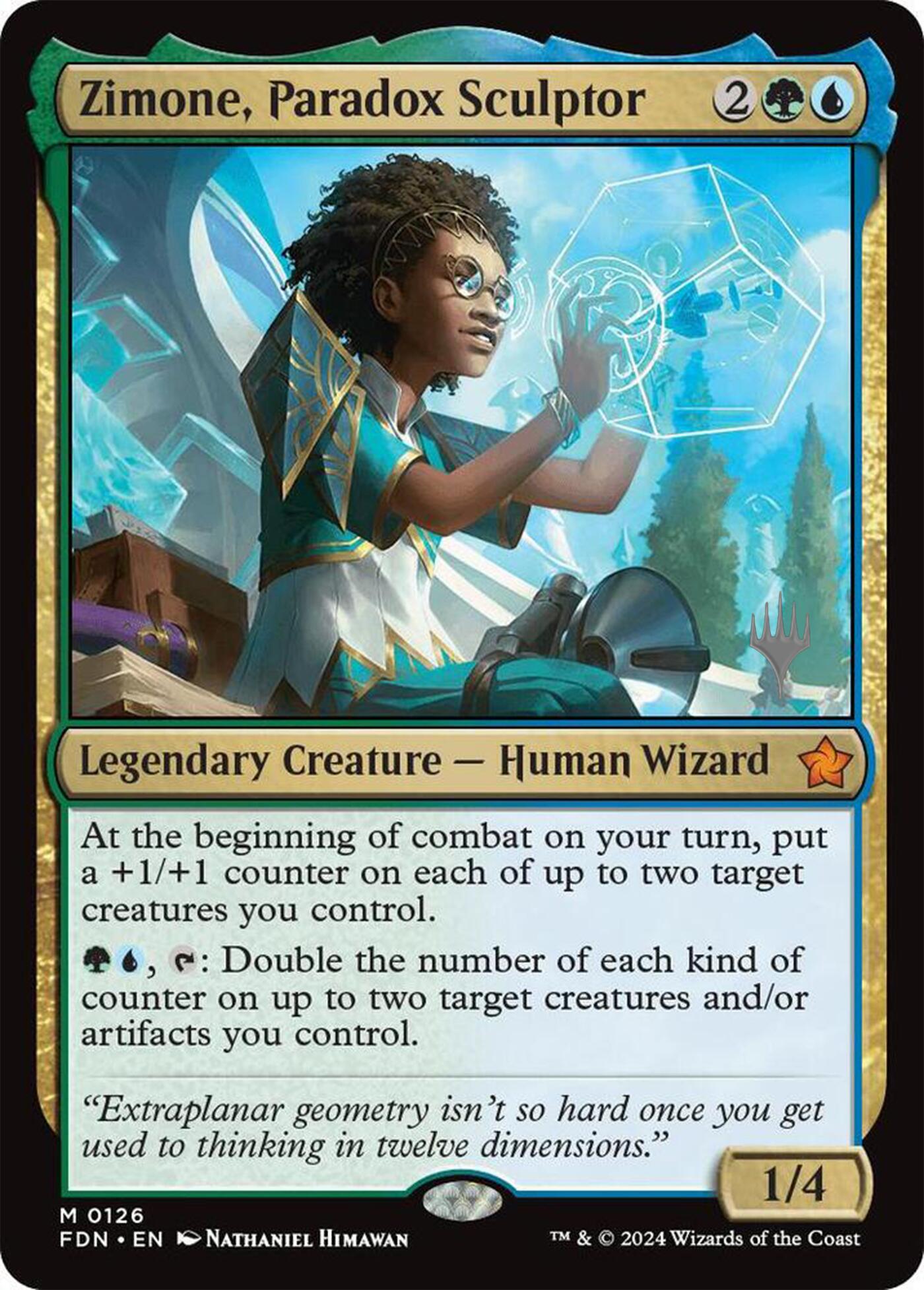 Zimone, Paradox Sculptor (Promo Pack) [Foundations Promos] | Gamers Paradise