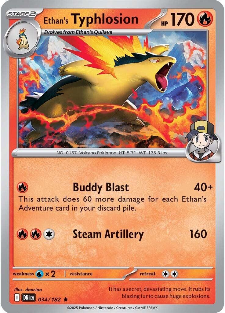 Ethan's Typhlosion (034/182) [Scarlet & Violet: Destined Rivals] | Gamers Paradise