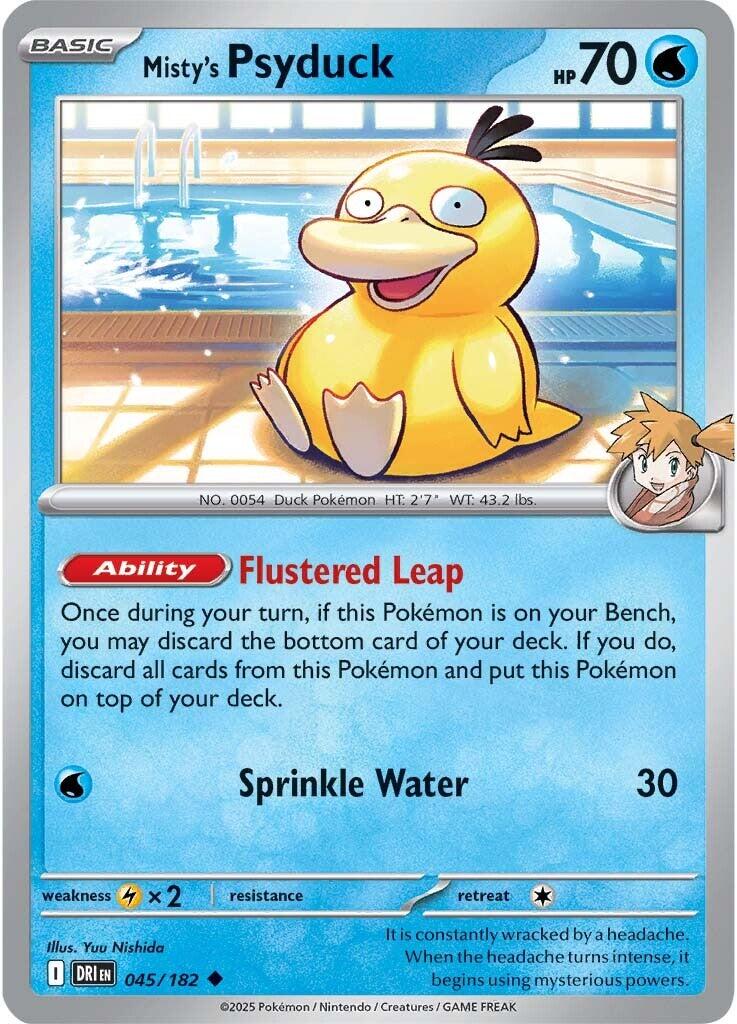 Misty's Psyduck (045/182) [Scarlet & Violet: Destined Rivals] | Gamers Paradise