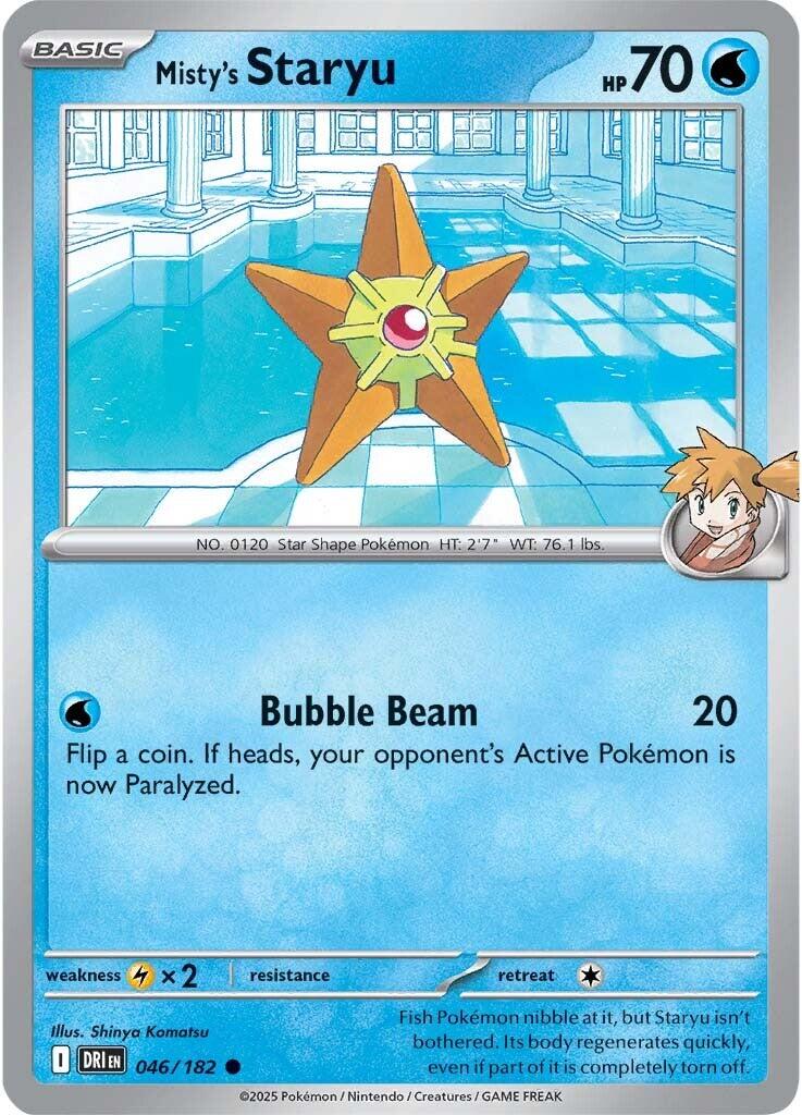 Misty's Staryu (046/182) [Scarlet & Violet: Destined Rivals] | Gamers Paradise