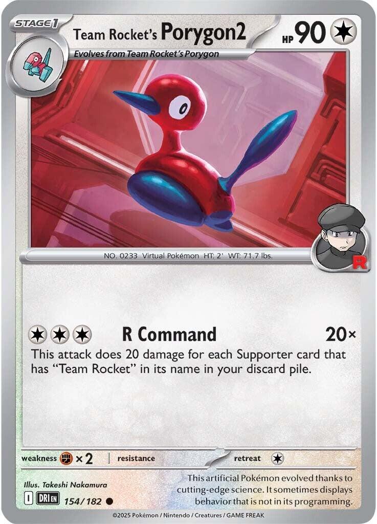 Team Rocket's Porygon2 (154/182) [Scarlet & Violet: Destined Rivals] | Gamers Paradise