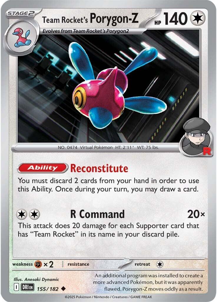 Team Rocket's Porygon-Z (155/182) [Scarlet & Violet: Destined Rivals] | Gamers Paradise
