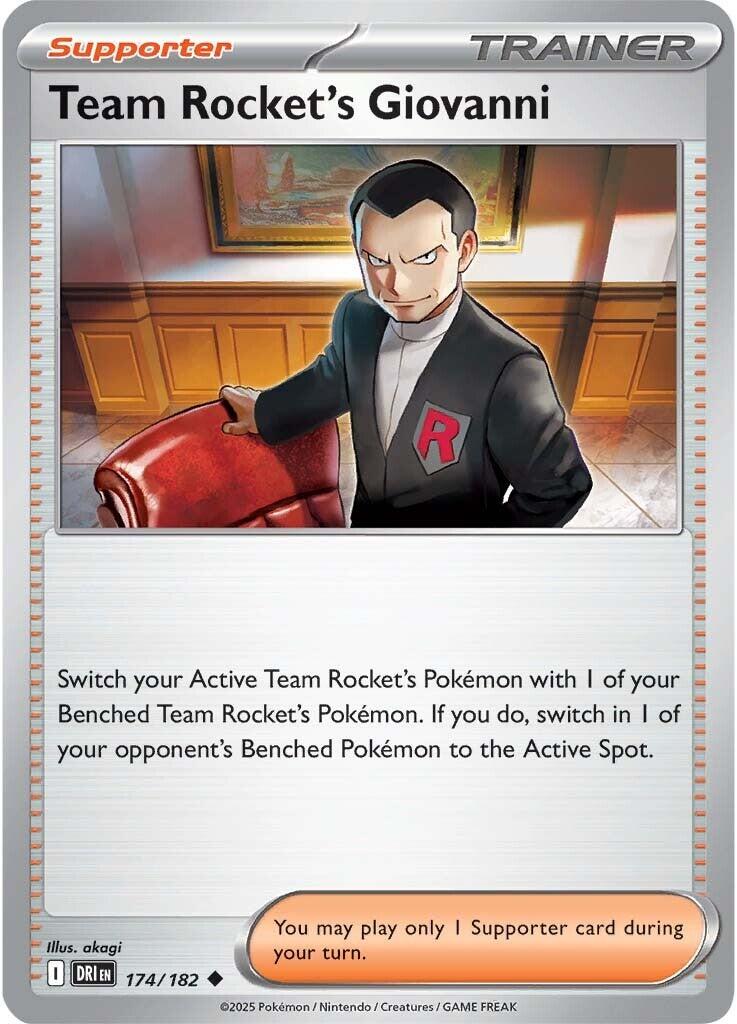 Team Rocket's Giovanni (174/182) [Scarlet & Violet: Destined Rivals] | Gamers Paradise