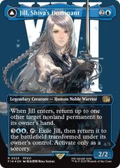 Jill, Shiva's Dominant // Shiva, Warden of Ice (Borderless) (Surge Foil) [FINAL FANTASY] | Gamers Paradise
