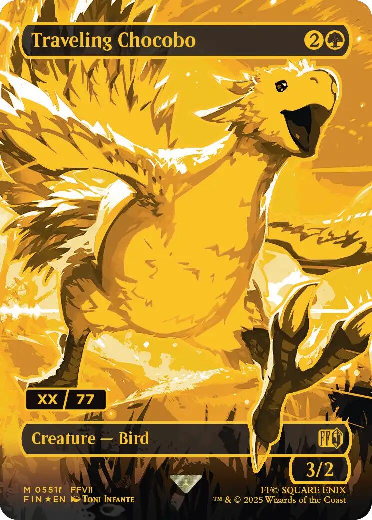 Traveling Chocobo (Borderless) (Serial Numbered) [FINAL FANTASY] | Gamers Paradise