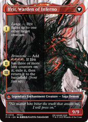 Clive, Ifrit's Dominant // Ifrit, Warden of Inferno (Borderless) (0318) [FINAL FANTASY] | Gamers Paradise