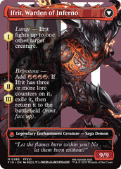 Clive, Ifrit's Dominant // Ifrit, Warden of Inferno (Borderless) (0385) [FINAL FANTASY] | Gamers Paradise