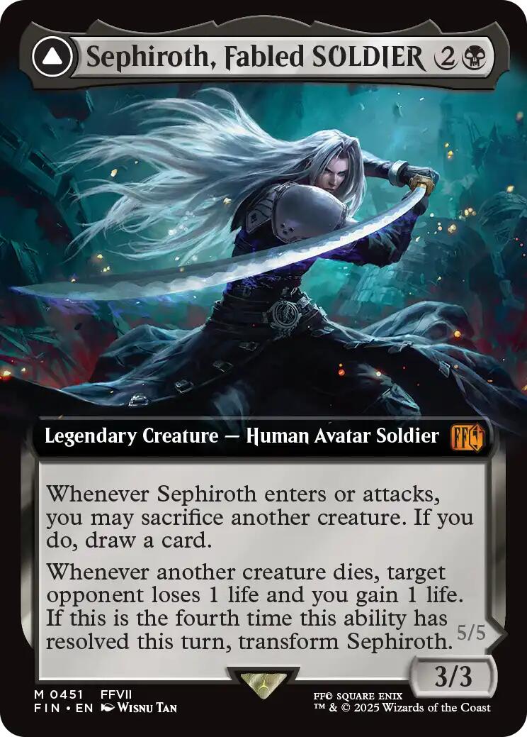 Sephiroth, Fabled SOLDIER // Sephiroth, One-Winged Angel (Extended Art) [FINAL FANTASY] | Gamers Paradise
