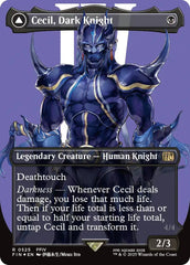 Cecil, Dark Knight // Cecil, Redeemed Paladin (Borderless) (Surge Foil) [FINAL FANTASY] | Gamers Paradise