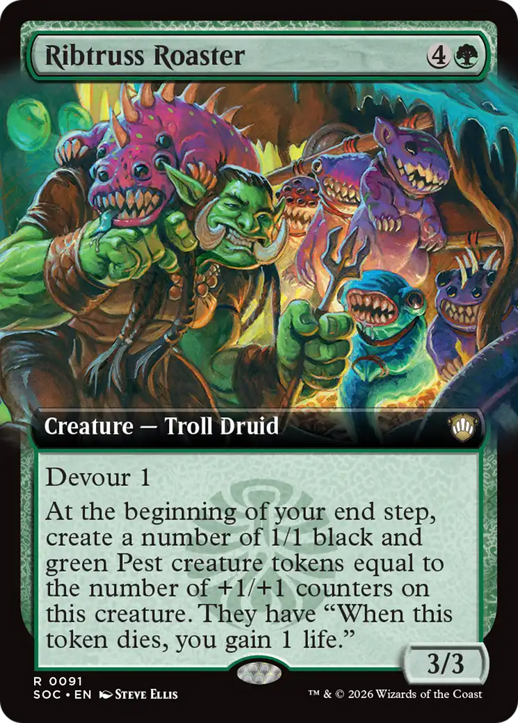 Ribtruss Roaster (Extended Art) [Secrets of Strixhaven Commander] | Gamers Paradise