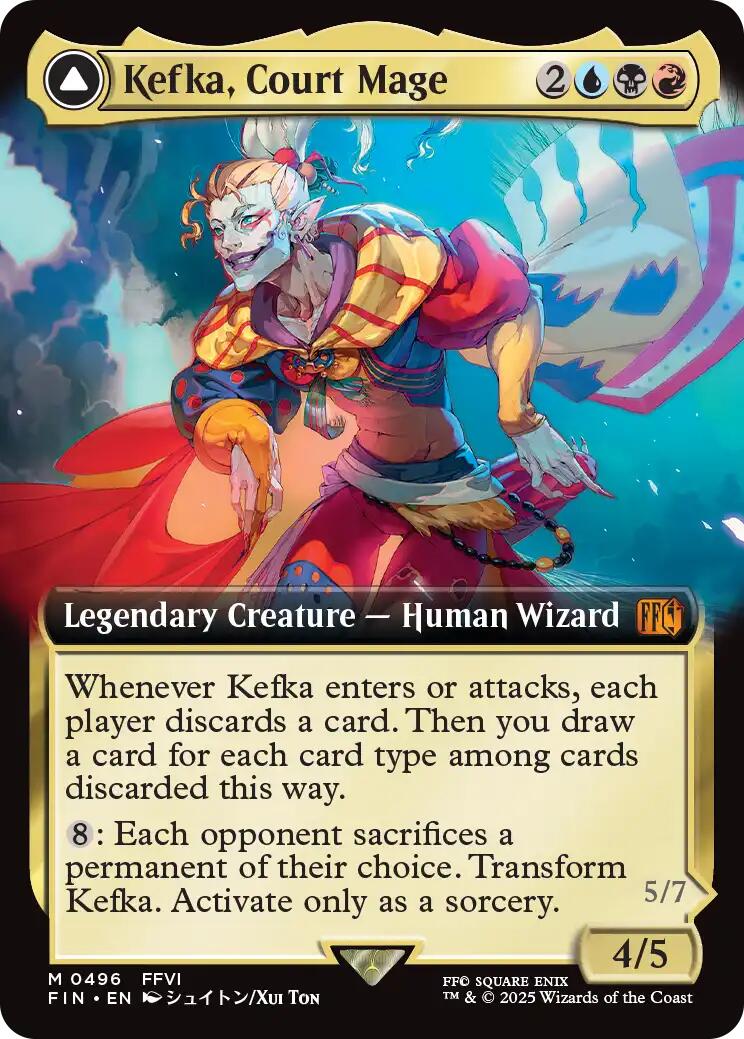 Kefka, Court Mage // Kefka, Ruler of Ruin (Extended Art) [FINAL FANTASY] | Gamers Paradise