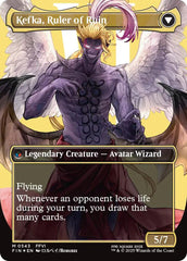 Kefka, Court Mage // Kefka, Ruler of Ruin (Borderless) (Surge Foil) [FINAL FANTASY] | Gamers Paradise