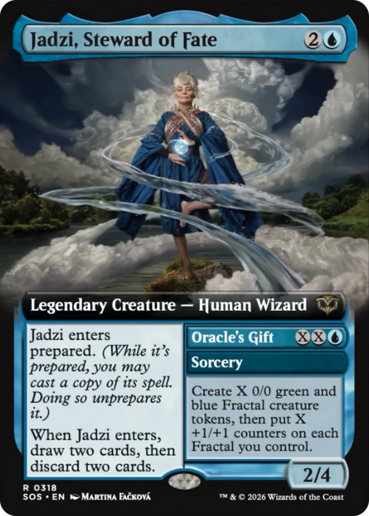 Jadzi, Steward of Fate (Extended Art) [Secrets of Strixhaven] | Gamers Paradise