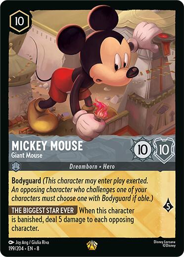 Mickey Mouse - Giant Mouse (199/204) [Reign of Jafar] | Gamers Paradise