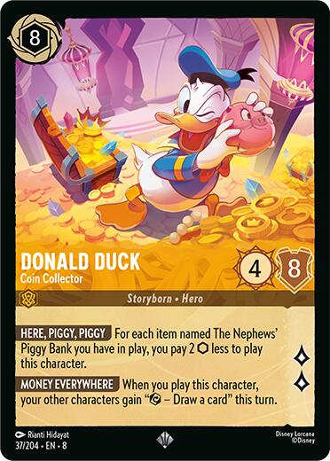 Donald Duck - Coin Collector (37/204) [Reign of Jafar] | Gamers Paradise