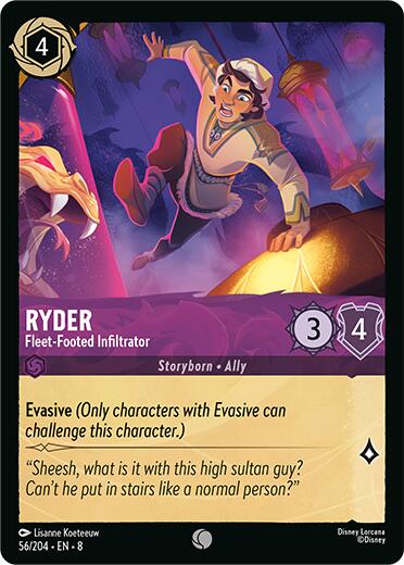Ryder - Fleet-Footed Infiltrator (56/204) [Reign of Jafar] | Gamers Paradise