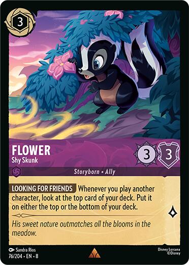 Flower - Shy Skunk (76/204) [Reign of Jafar] | Gamers Paradise