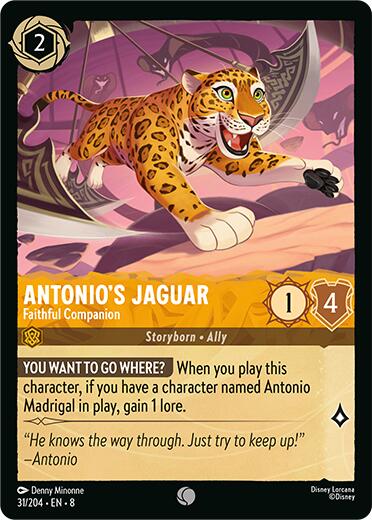 Antonio's Jaguar - Faithful Companion (31/204) [Reign of Jafar] | Gamers Paradise