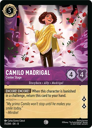 Camilo Madrigal - Center Stage (75/204) [Reign of Jafar] | Gamers Paradise