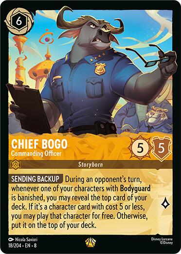 Chief Bogo - Commanding Officer (18/204) [Reign of Jafar] | Gamers Paradise