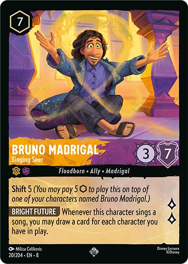 Bruno Madrigal - Singing Seer (20/204) [Reign of Jafar] | Gamers Paradise