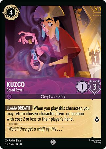 Kuzco - Bored Royal (53/204) [Reign of Jafar] | Gamers Paradise