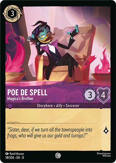 Poe De Spell - Magica's Brother (58/204) [Reign of Jafar] | Gamers Paradise