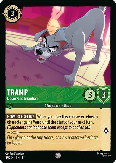 Tramp -Observant Guardian (87/204) [Reign of Jafar] | Gamers Paradise