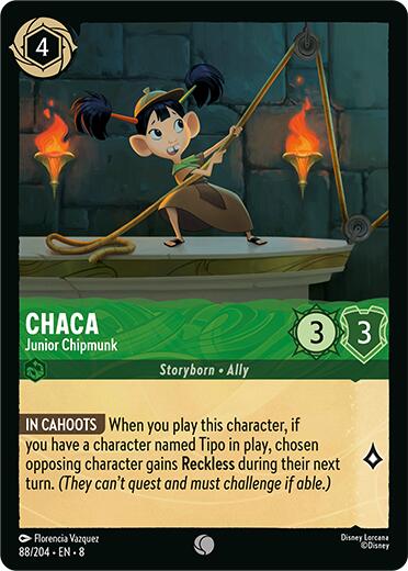 Chaca - Junior Chipmunk (88/204) [Reign of Jafar] | Gamers Paradise