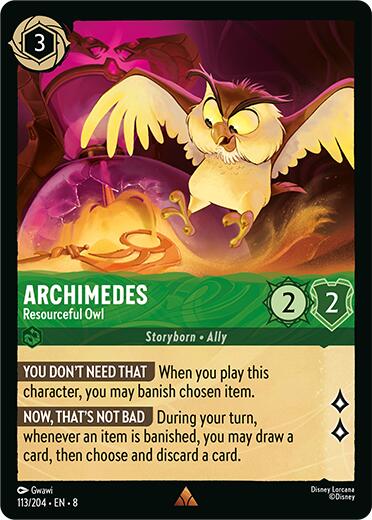 Archimedes - Resourceful Owl (113/204) [Reign of Jafar] | Gamers Paradise