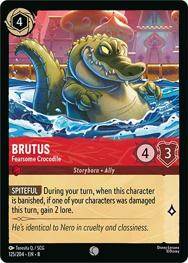Brutus - Fearsome Crocodile (125/204) [Reign of Jafar] | Gamers Paradise